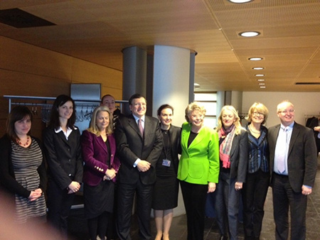 Първанова на среща с Барозу