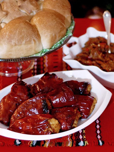 Постни пълнени чушки за Бъдни вечер