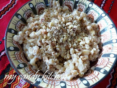 Жито с бисквити за Бъдни вечер